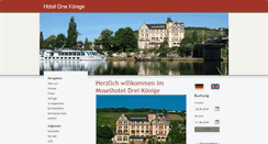 Desktop Screenshot of hoteldreikoenige.de